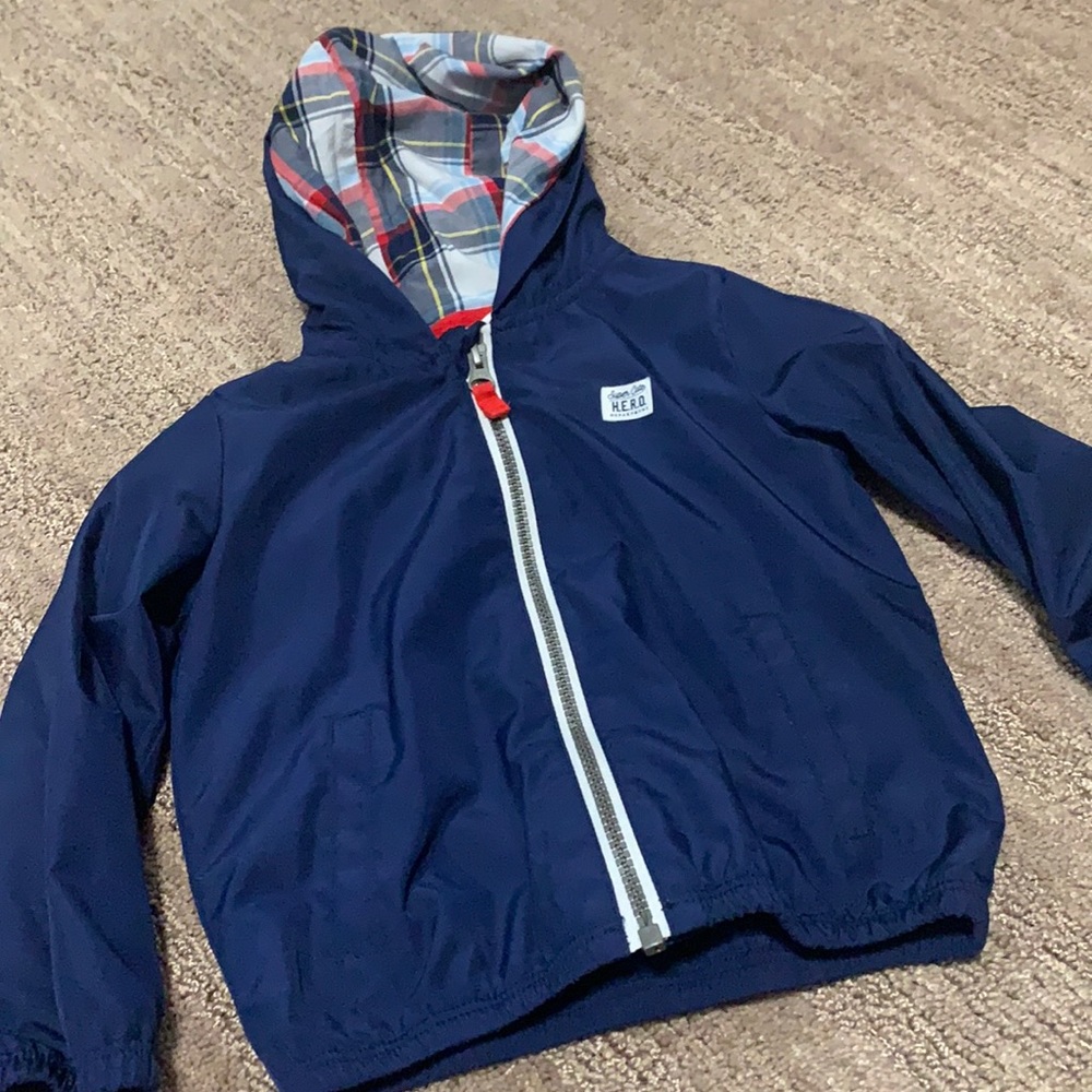 Blue Carters lightweight jacket size 24 months!